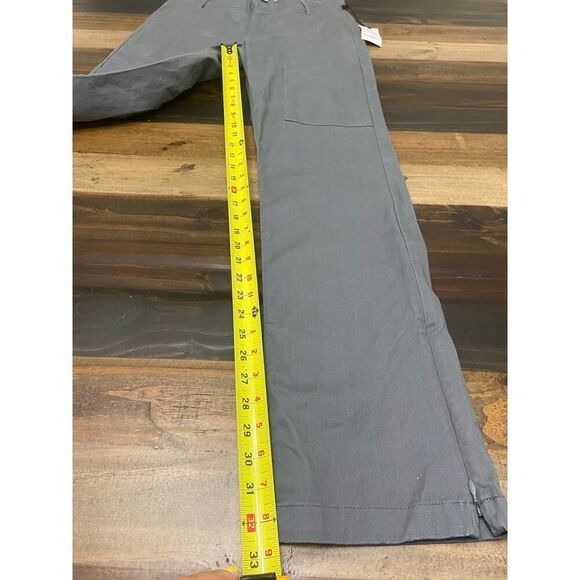 Goodfellow & Co. Utility Pants Gray Adjustable Buttons Zip on Hems Size 32x34 - Picture 6 of 6